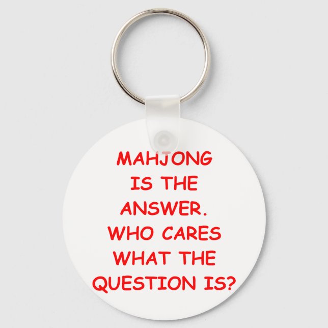Porte-clés mahjong (Recto)