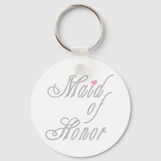 Porte-clés Maid of Honor Classy Grays (Recto)