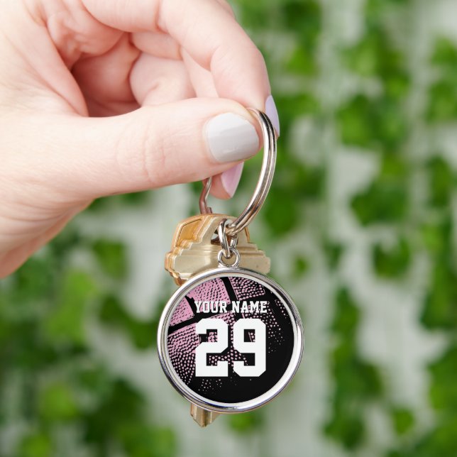 Porte-clés maillot de basket personnalisé numéro petit métal (main)