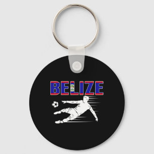 Porte-clés Maillot de fans de football de Belize Fier Belizie