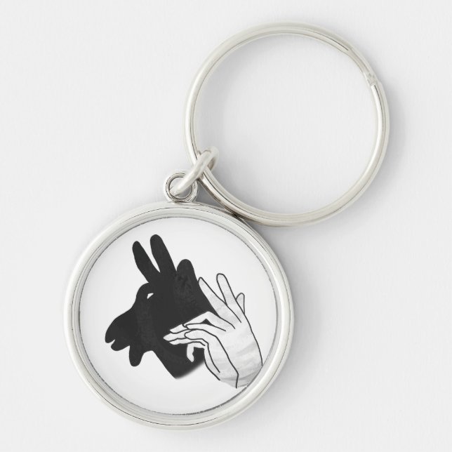 Porte-clés Main Silhouette Billy Chèvre (Devant)