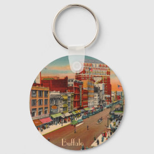 Porte-clés Main Street - Buffalo, NY Vintage