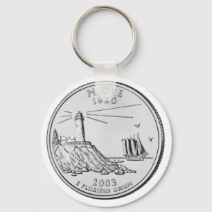Porte-clés Maine State Quarter