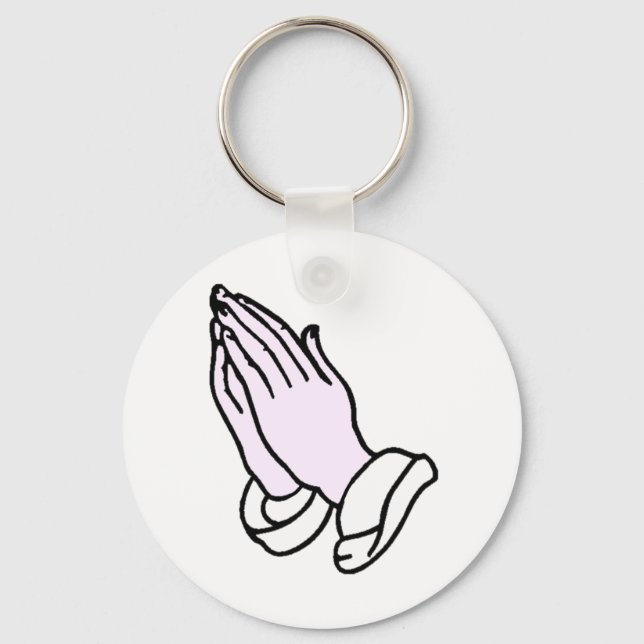 Porte-clés Mains de prière (Recto)