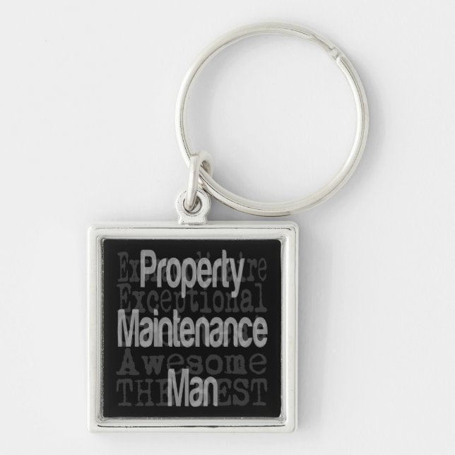 Porte-clés Maintenance de la propriété Homme Extraordinaire (Devant)