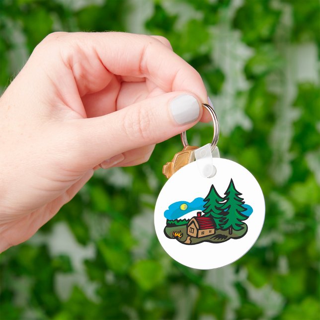 Porte-clés Maison Dans Les Bois (Créateur téléchargé)