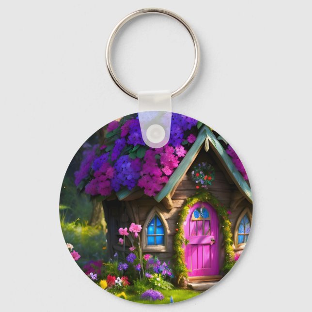 Porte-clés Maison de fée (Recto)