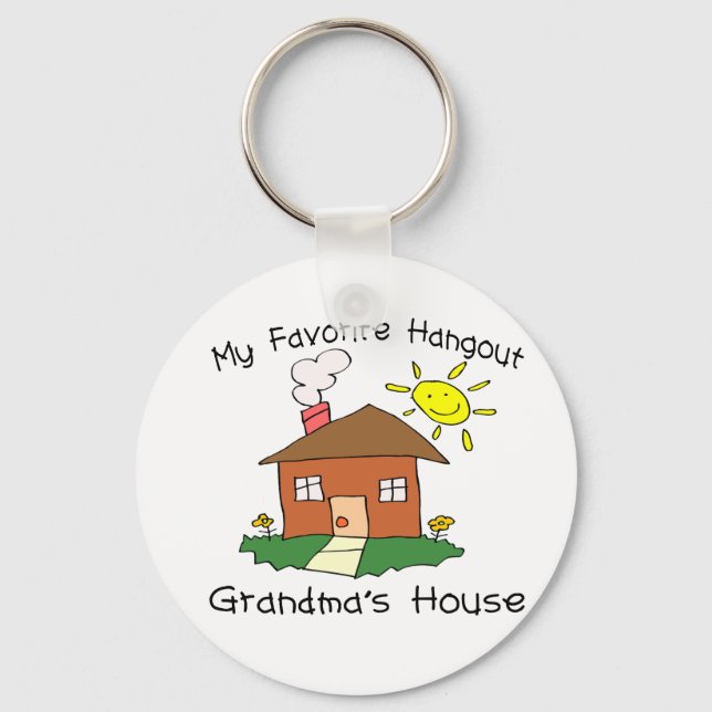 Porte-clés Maison de grand-mère de Hangout favori (Recto)