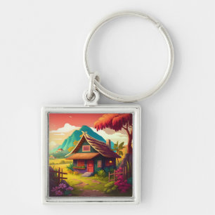 Porte-clés Maison traditionnelle philippine-36543