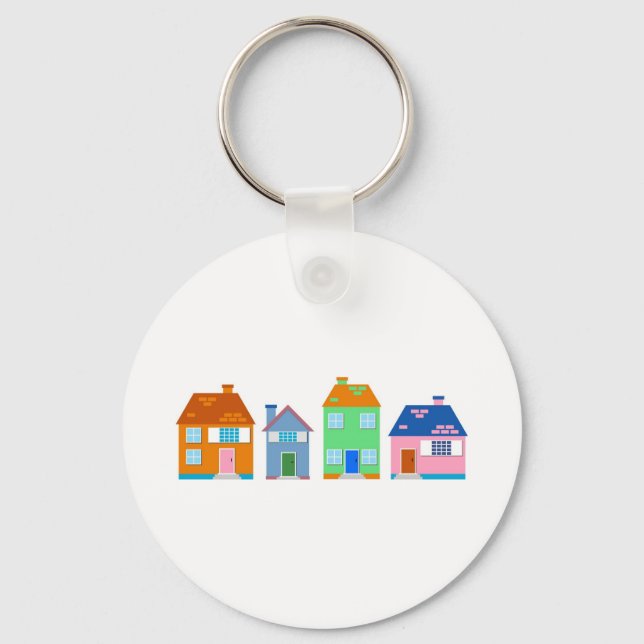 Porte-clés Maisons résidentielles (Recto)