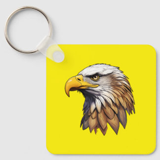 Porte-clés Majestic American Bald Eagle Head Patriotic USA
