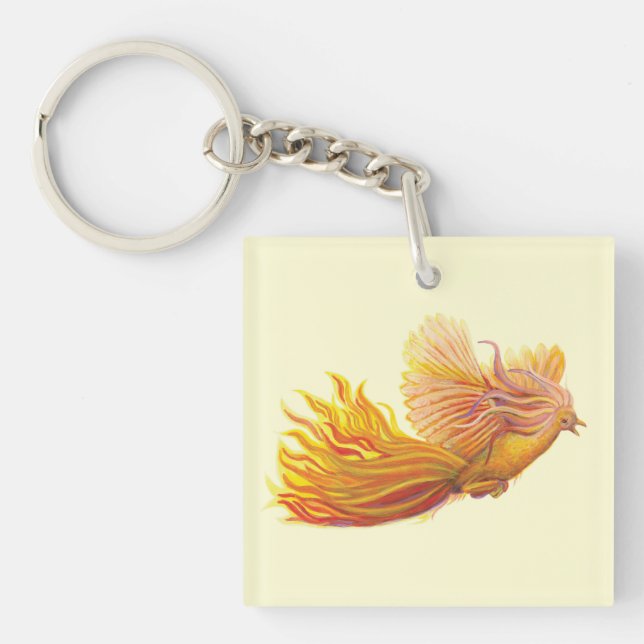 Porte-clés Majestic Phoenix Bird (Devant)