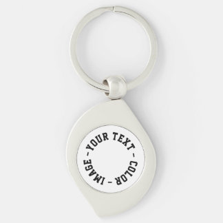Porte-clés Make It Your Own Swirl Metal Keychain