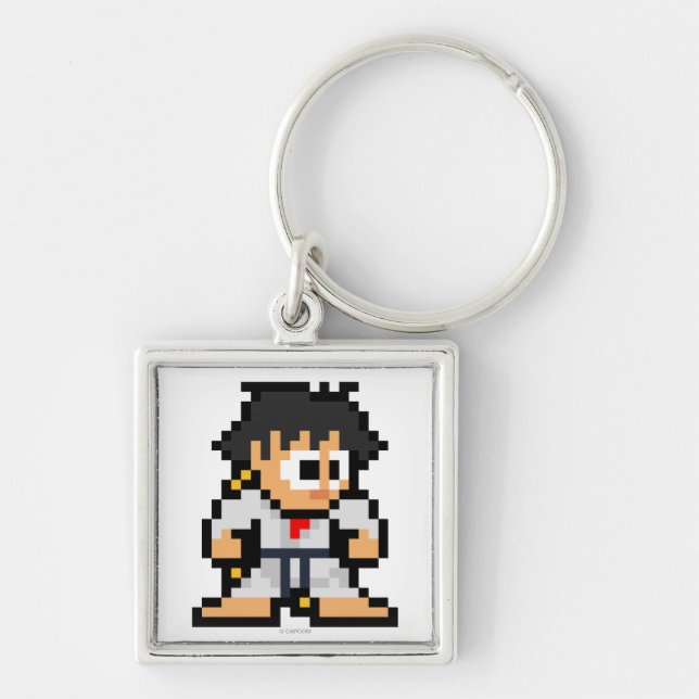 Porte-clés Makoto à 8 bits (Devant)