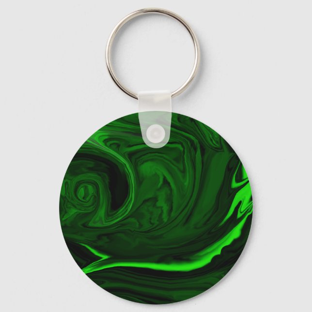Porte-clés malachite vert texture (Recto)