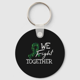 Porte-clés Maladie du rein Ribbon vert Famille Citation Sensi