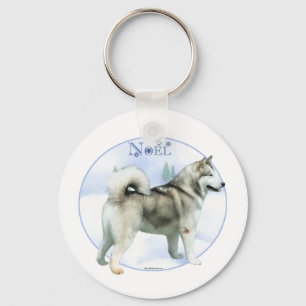 Porte-clés Malamute Noel en Alaska - Porte - clé