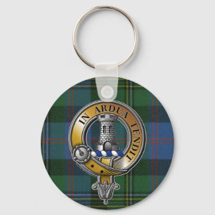 Porte-clés Malcolm Tartan & Badge
