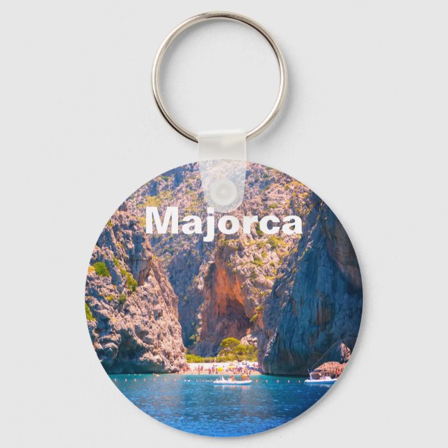 Porte-clés Mallorca, Espagne Torrent de Pareis Voyage Souveni (Recto)