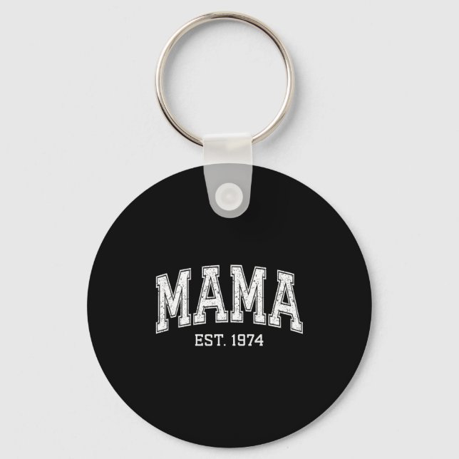 Porte-clés Mama Est 1974 Mom D Mothers Day Ized  (Recto)