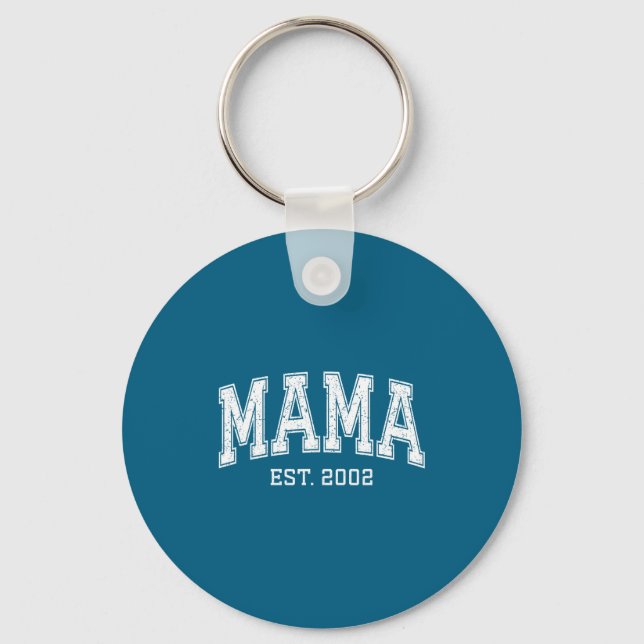 Porte-clés Mama Est 2002 Mom D Mothers Day Ized  (Recto)