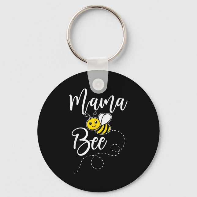 Porte-clés Mama Of The Bee Day Girl Hive Family Matching Birt (Recto)