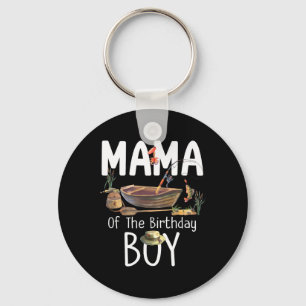 Porte-clés Mama Of The Birthday Boy Fishing Birthday Family M
