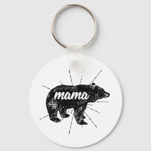 Porte-clés Mama Ours Anniversaire Fête des mères