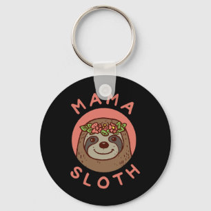 Porte-clés Mama Sloth Jote Cadeau Pour Maman De Fils Fille Mo