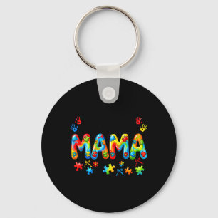 Porte-clés Maman autiste Maman autiste Sensibilisation à l'au