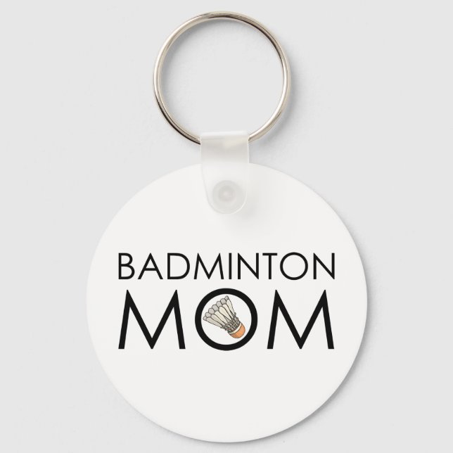 Porte-clés Maman de Badminton (Recto)