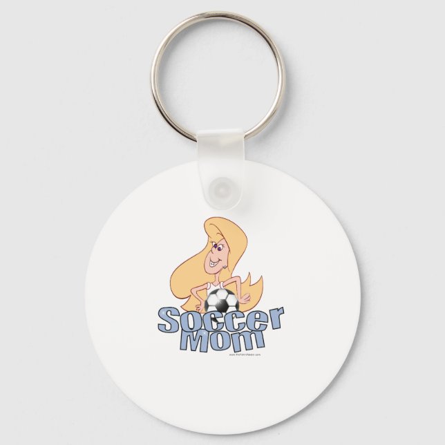 Porte-clés Maman de football (Recto)