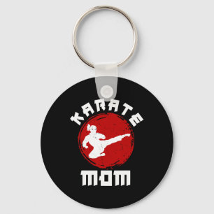 Porte-clés Maman de karaté Kung Fu ceinture noire experte en