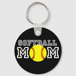 Porte-clés Maman du base-ball