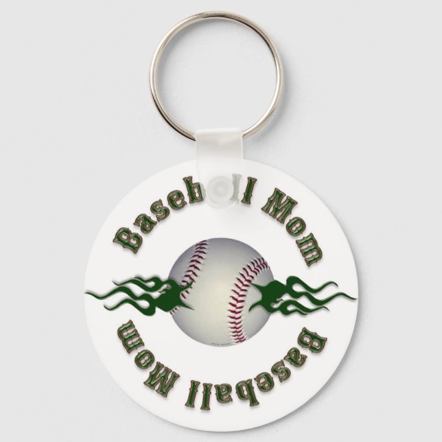Porte-clés Maman du baseball (Recto)