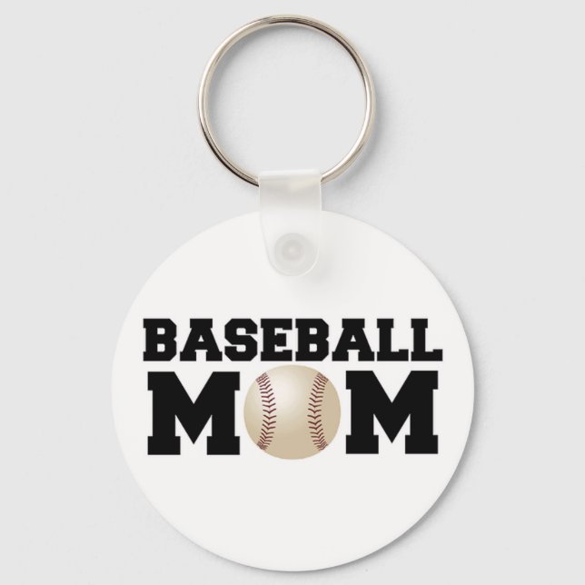 Porte-clés Maman du baseball (Recto)