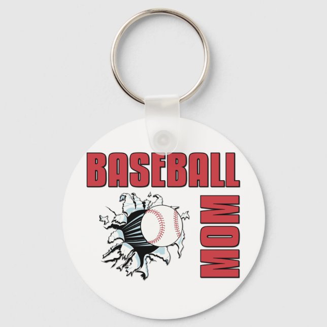Porte-clés Maman du baseball (Recto)