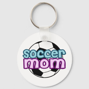 Porte-clés Maman du football