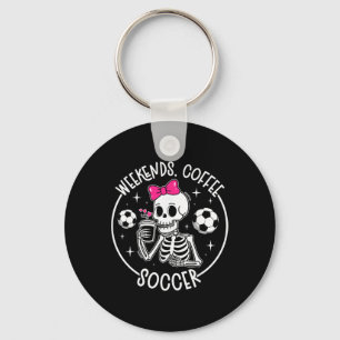 Porte-clés Maman Du Footballeur Du Week-end Café Maman De Foo
