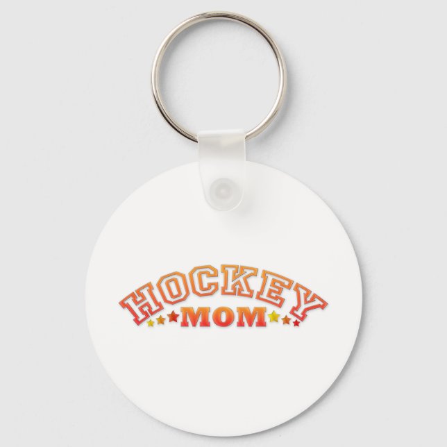 Porte-clés Maman du hockey (Recto)