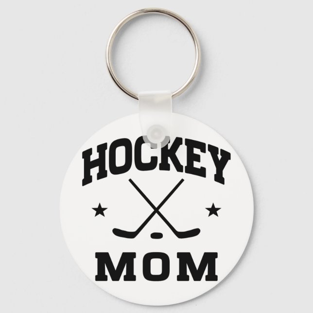 Porte-clés Maman du hockey (Recto)