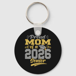 Porte-clés Maman fière d'un senior en 2026 Chemise de remise
