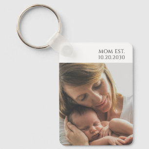 Porte-clés Maman personnalisée établie