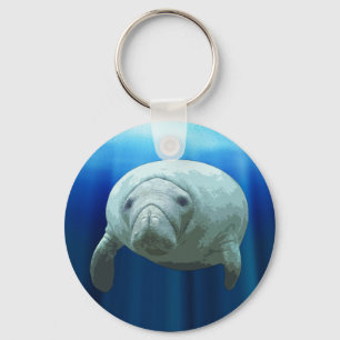 Porte-clés Manatee Keychain