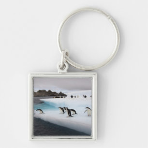 Porte-clés Manchots à collier