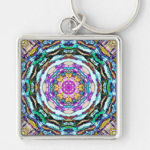 Porte-clés Mandala de lumière
