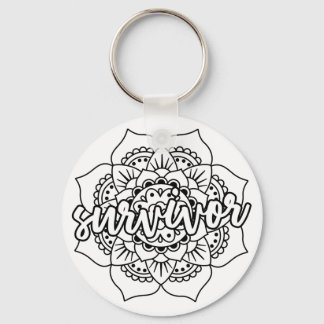 Porte-clés Mandala, la survivante du cancer