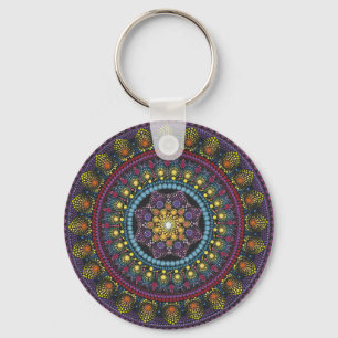 Porte-clés Mandala mystérieux