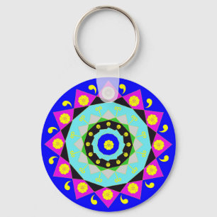 Porte-clés Mandala : Porte - clé décorative