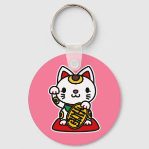 Porte-clés Maneki Neko (Chat chanceux)